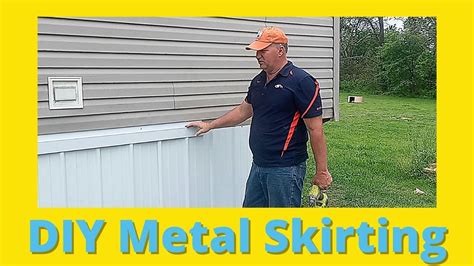 sheet metal house skirting|underpinning for mobile home.